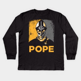 Papa Emeritus - Ghost Pope Kids Long Sleeve T-Shirt